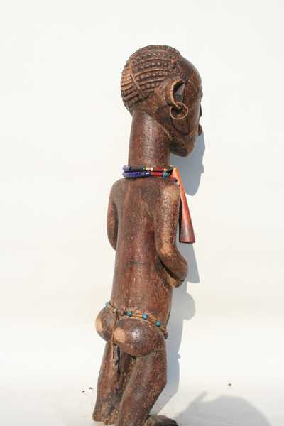 tabwa (statue), d`afrique : rep.dem.Congo, statuette tabwa (statue), masque ancien africain tabwa (statue), art du rep.dem.Congo - Art Africain, collection privées Belgique. Statue africaine de la tribu des tabwa (statue), provenant du rep.dem.Congo, 1429/1141.Ancienne Statue d